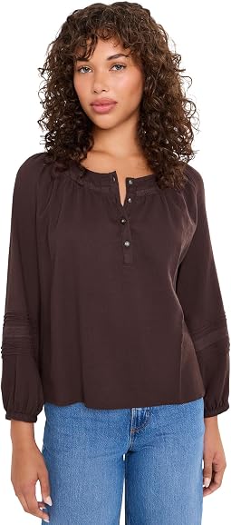 Manzana Peasant Long Sleeve Shirt