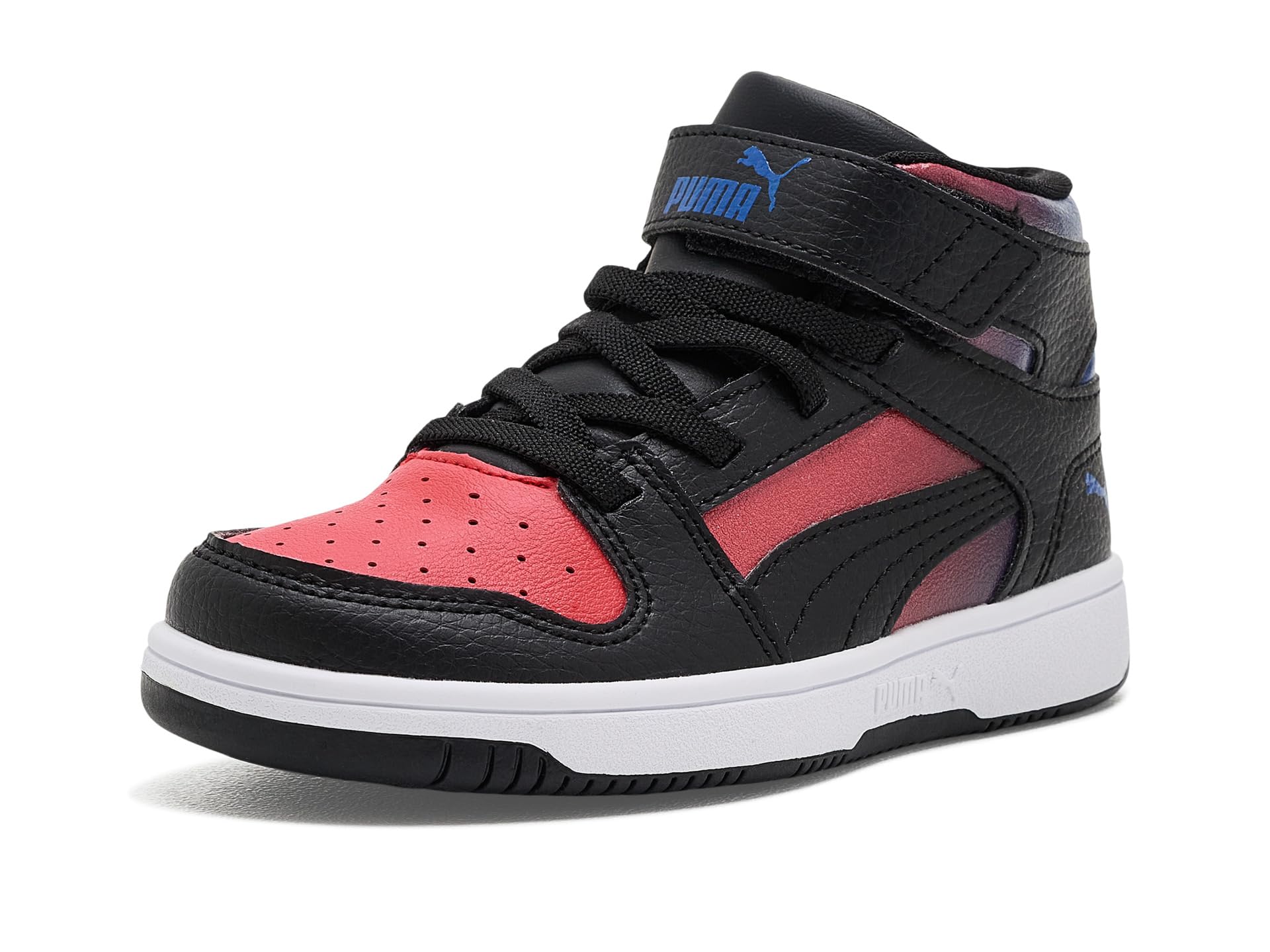 Rebound Layup Mid Hook-and-Loop Shoes (Little Kid)