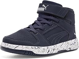Rebound Layup Mid Hook-and-Loop Shoes (Little Kid)