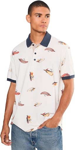 Casco Bay Rugged Short Sleeve Print Polo