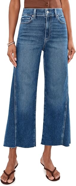 Джинсы Anessa W/ Twisted Outseam Panel Raw Hem In Hollyhock