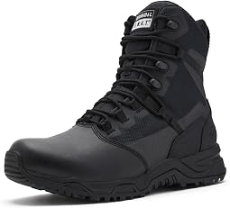 Alpha Fury 2.0 8" Side-Zip Leather Toe