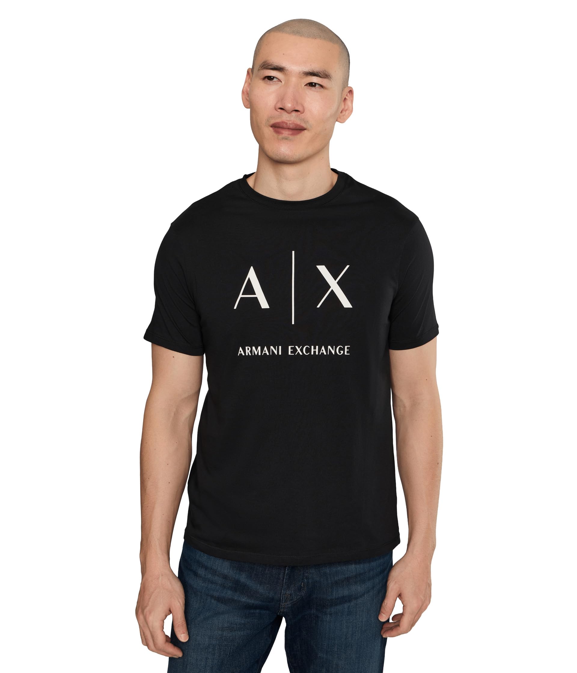 Приталенная футболка из хлопкового джерси Ax