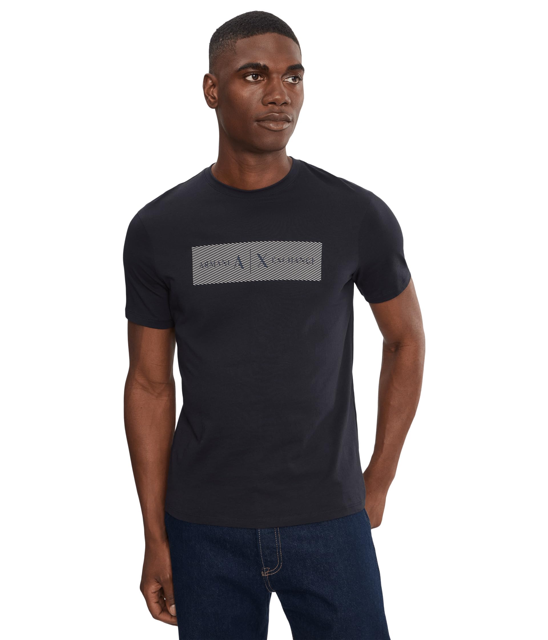 Узкая футболка с коротким рукавом White Edition Short Sleeve Box Tee Slim