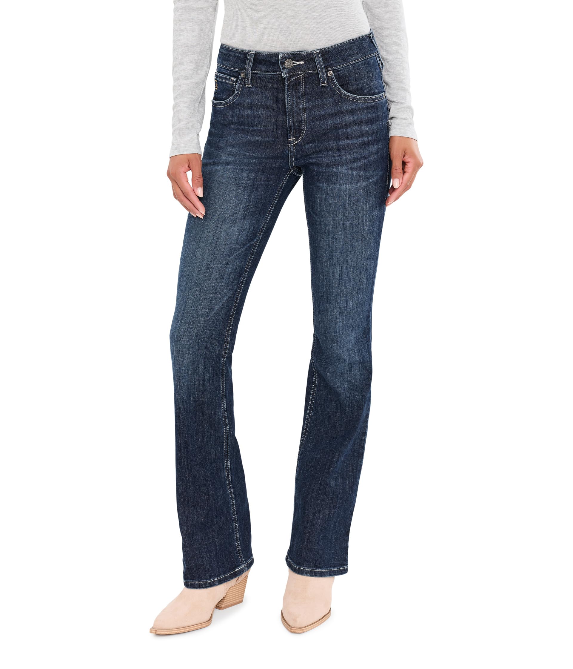 High-Rise Mazie Bootcut Jeans