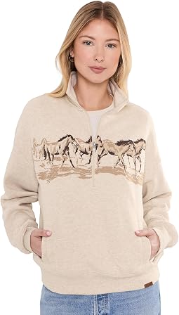 Running Wild 1/2 Zip Sweatshirt