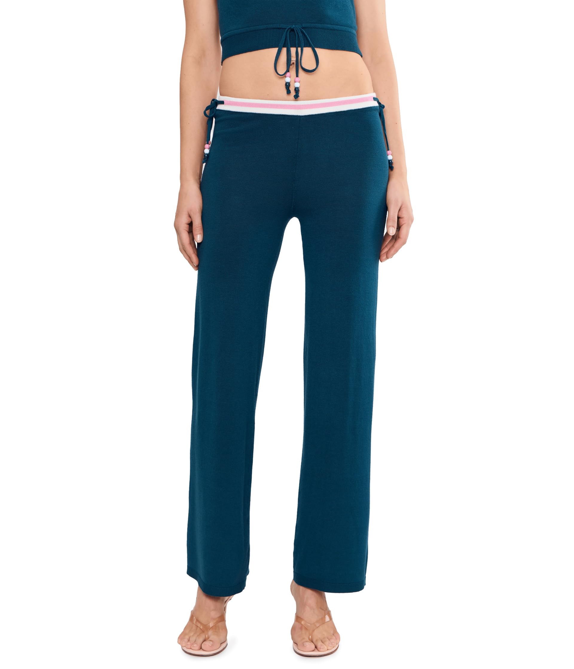 Double Drawstring Wide Leg Pants