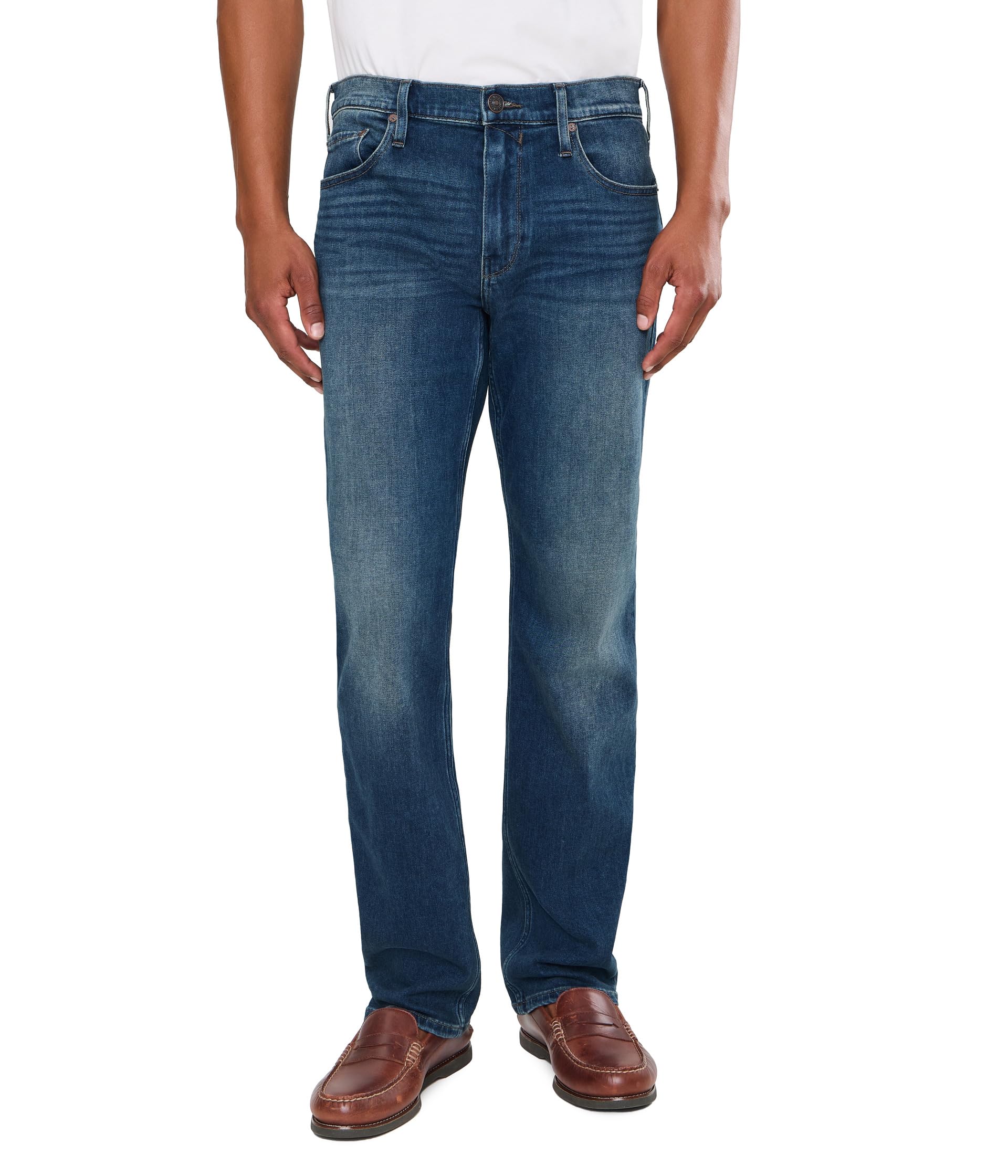 Normandie Transcend Vintage Straight Leg Jeans in Kirkwin