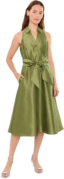 Tie Front Midi Dress