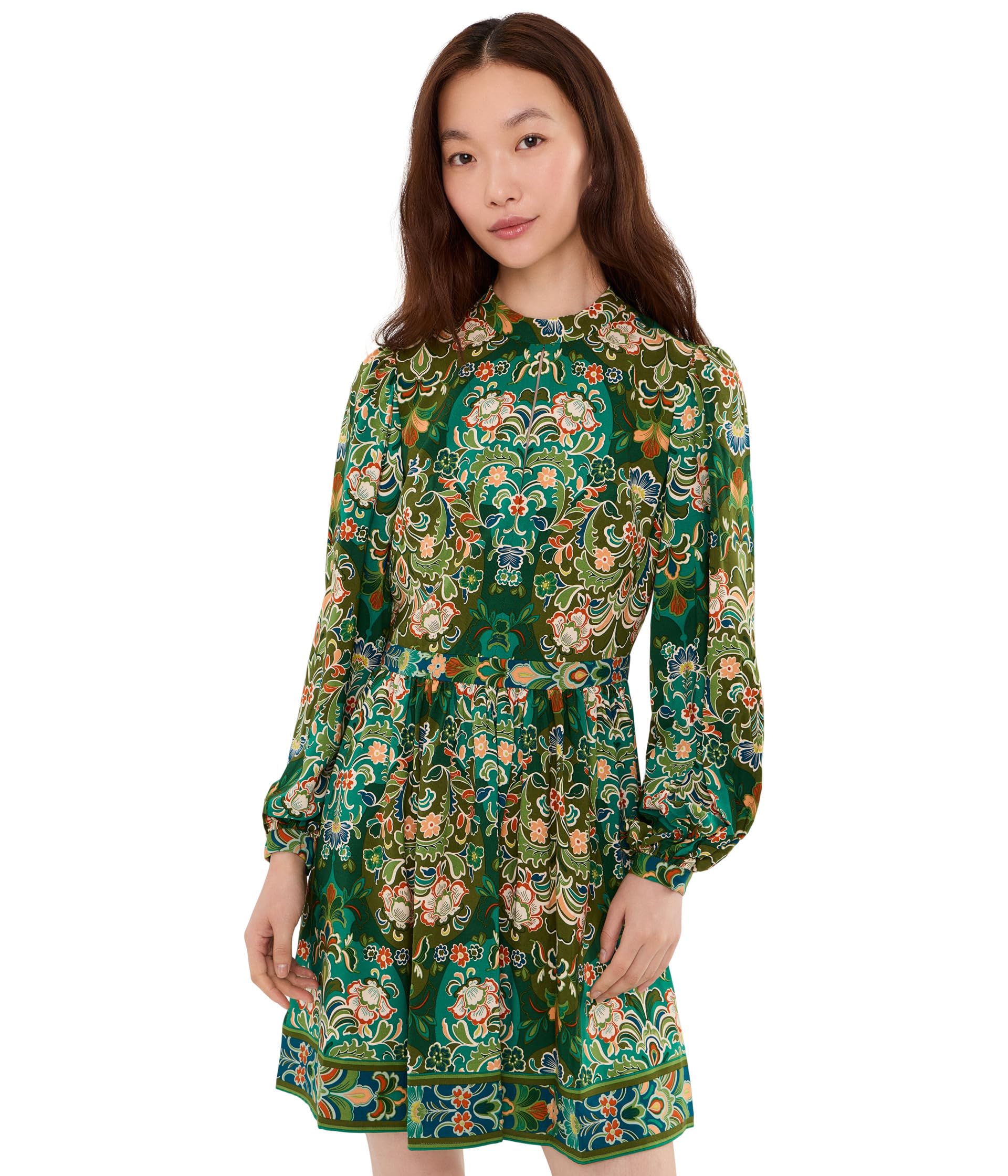 Mock Neck Mini Dress