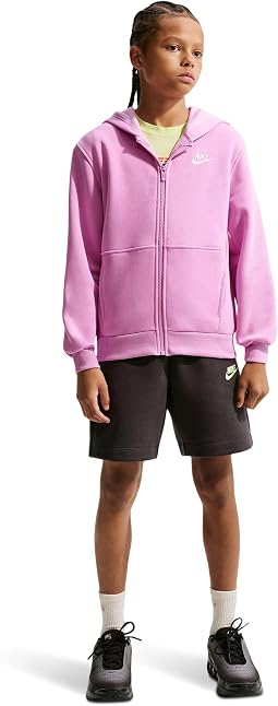 Club Fleece LBR Full Zip Hoodie (Big Kid)