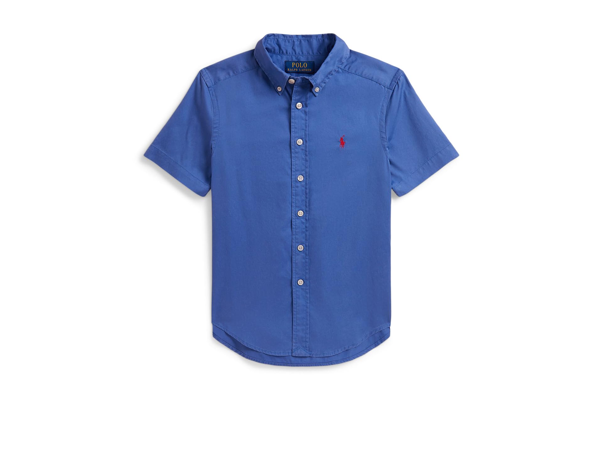 Cotton Twill Short Sleeve Shirt (Big Kid)