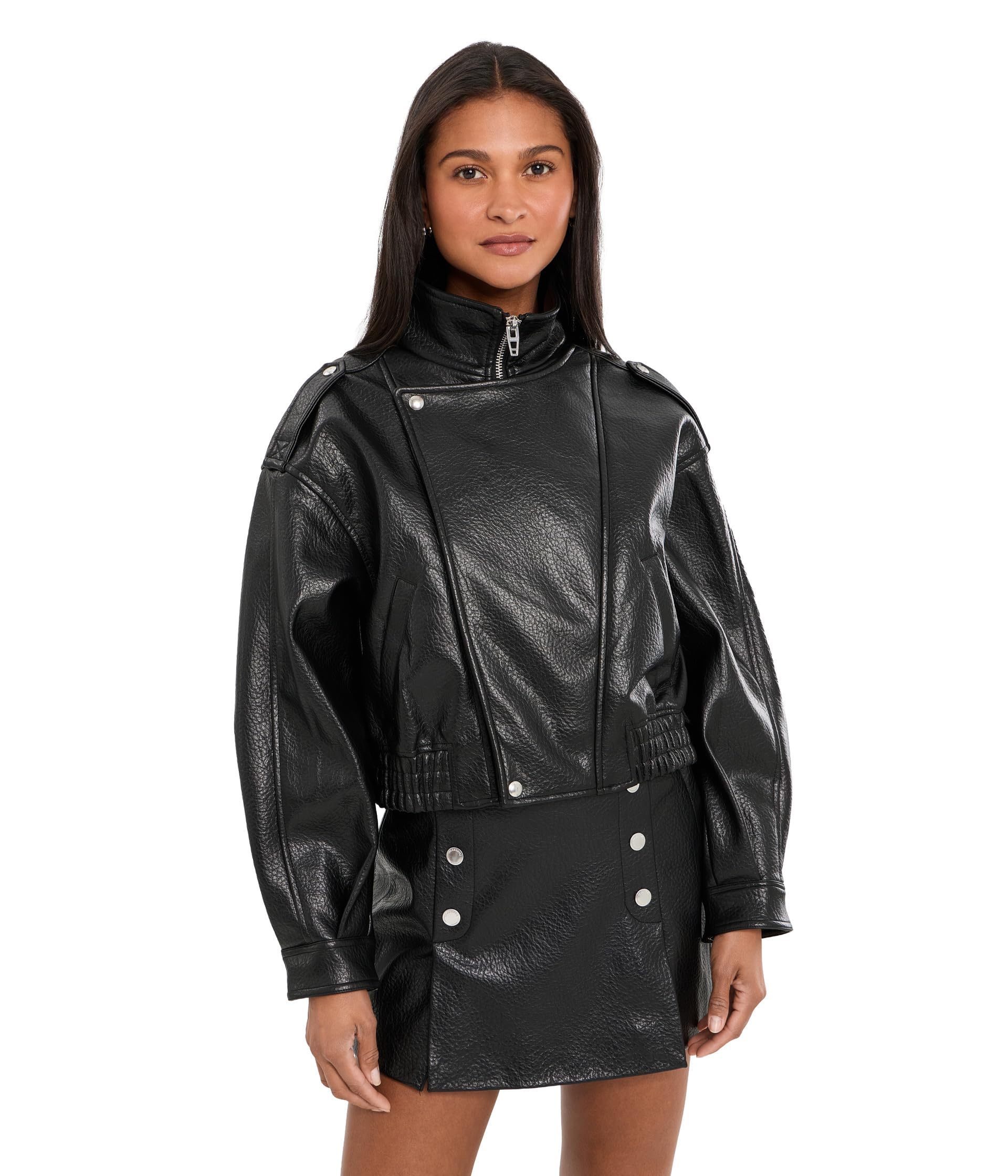 Night Moves Vegan Leather Jacket