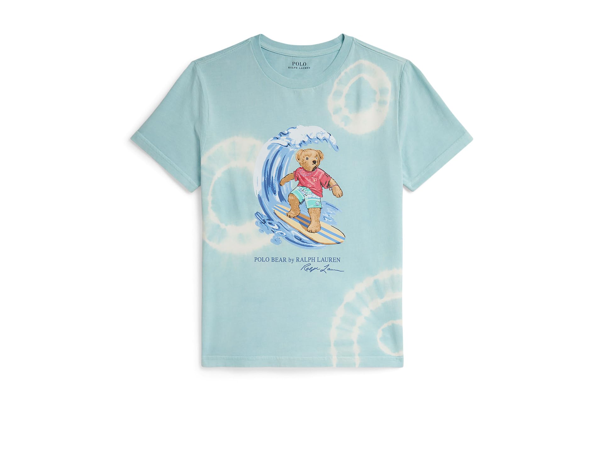 Tie-Dye Polo Bear Cotton Tee (Big Kid)