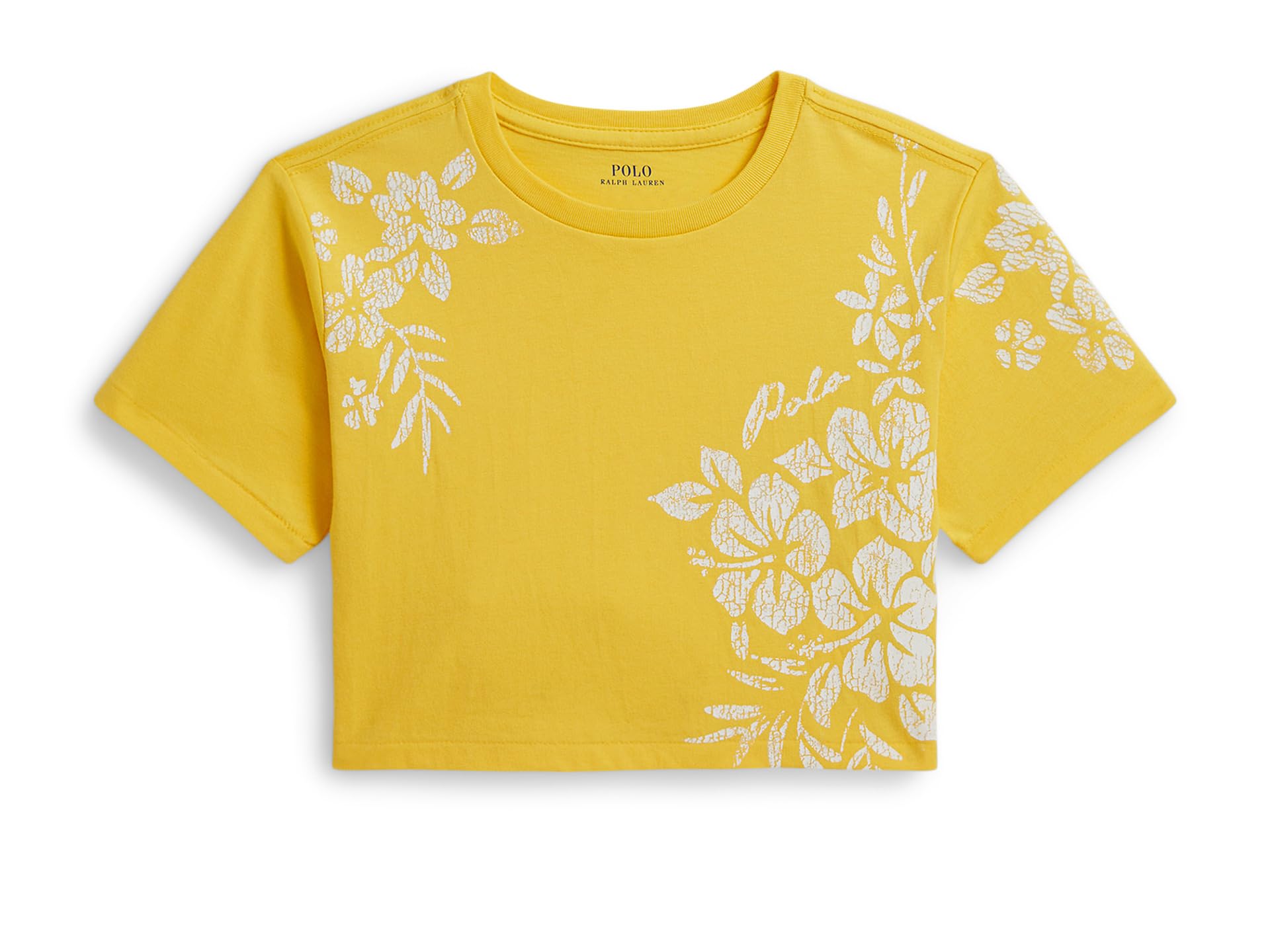 Floral-Print Cotton Boxy Tee (Toddler/Little Kid)