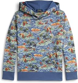 Tropical-Print French Terry Hoodie (Big Kid)