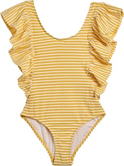 Купальник Sunshine Stripe с широкими воланами (малыш/ребенок младшего возраста/ребенок старшего возраста)