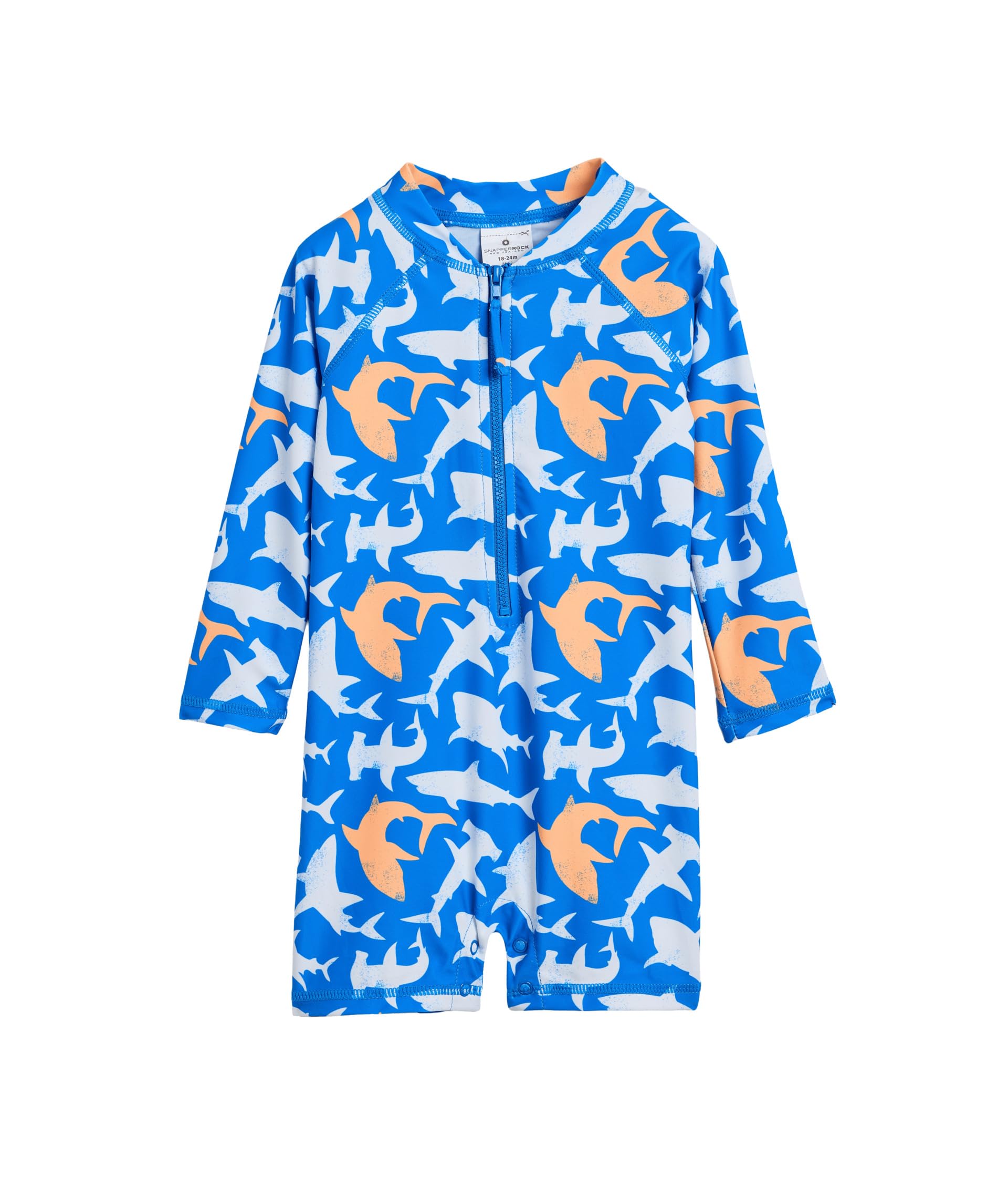 Shark Squad Long Sleeve Sunsuit (infant)