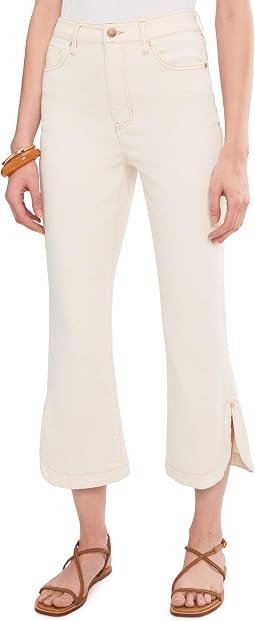 High-Rise Hannah Crop Flare Jeans With Tulip Hem 25 1/2" Inseam