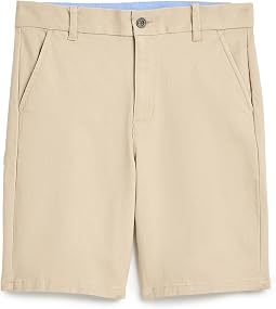 Twill Flat Front Shorts (Toddler/Little Kid/Big Kid)