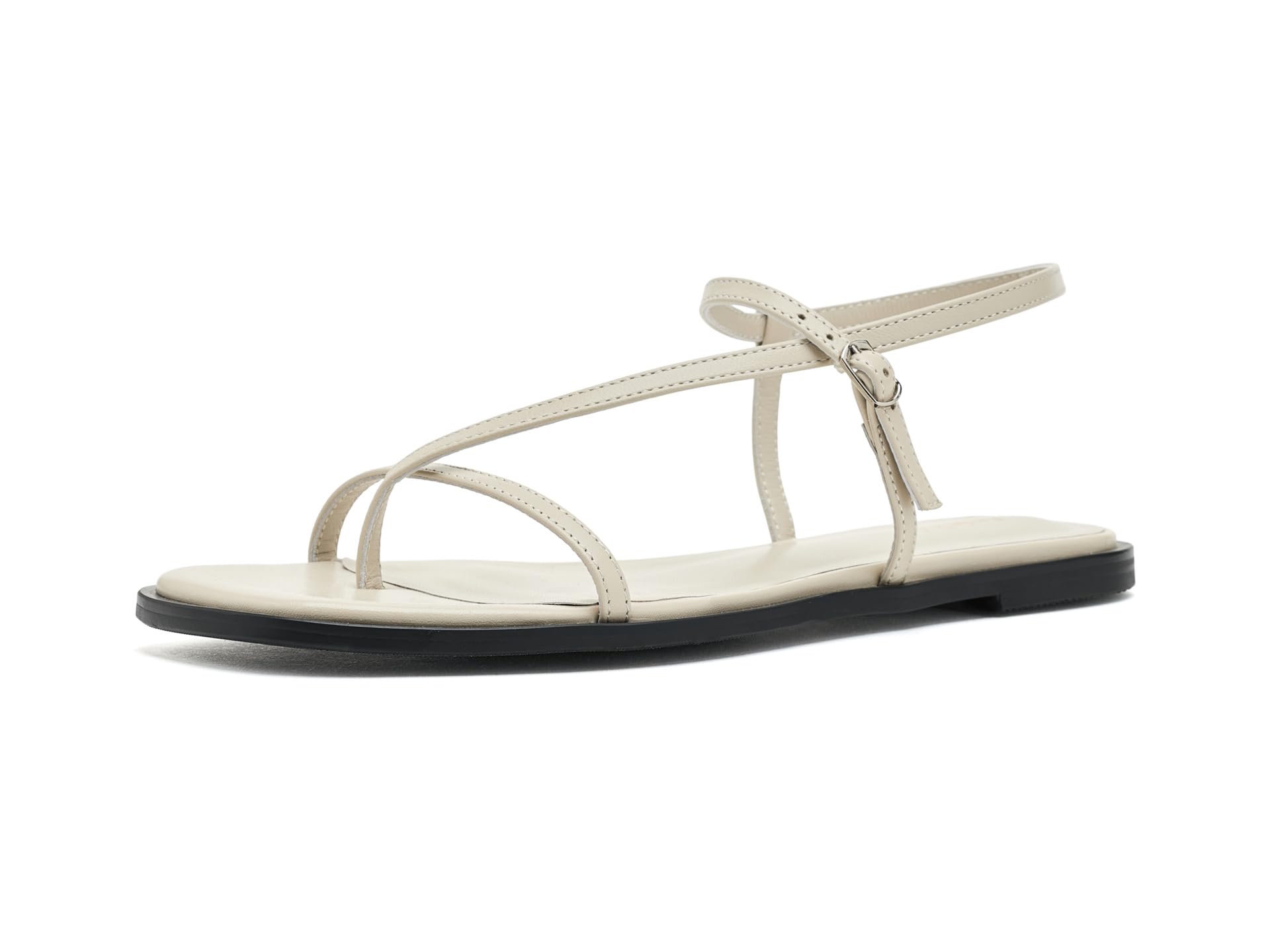 Maxy Flat Leather Sandals