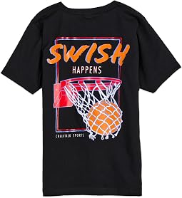 Футболка баскетбольная с коротким рукавом Swish Happens (для детей младшего и старшего возраста)