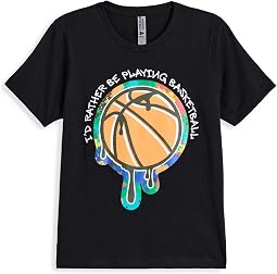 Basketball Short Sleeve T-Shirt - Graffiti (Маленький ребенок)
