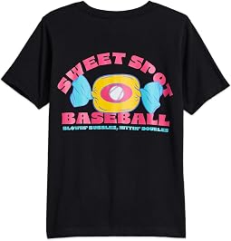 Футболка с коротким рукавом в бейсбольную клетку - Sweet Spot Baseball (для детей младшего и старшего возраста)