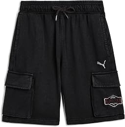 Vintage Moto French Terry Shorts (Big Kid)
