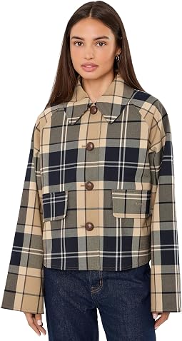 Delilah Checked Showerproof Jacket