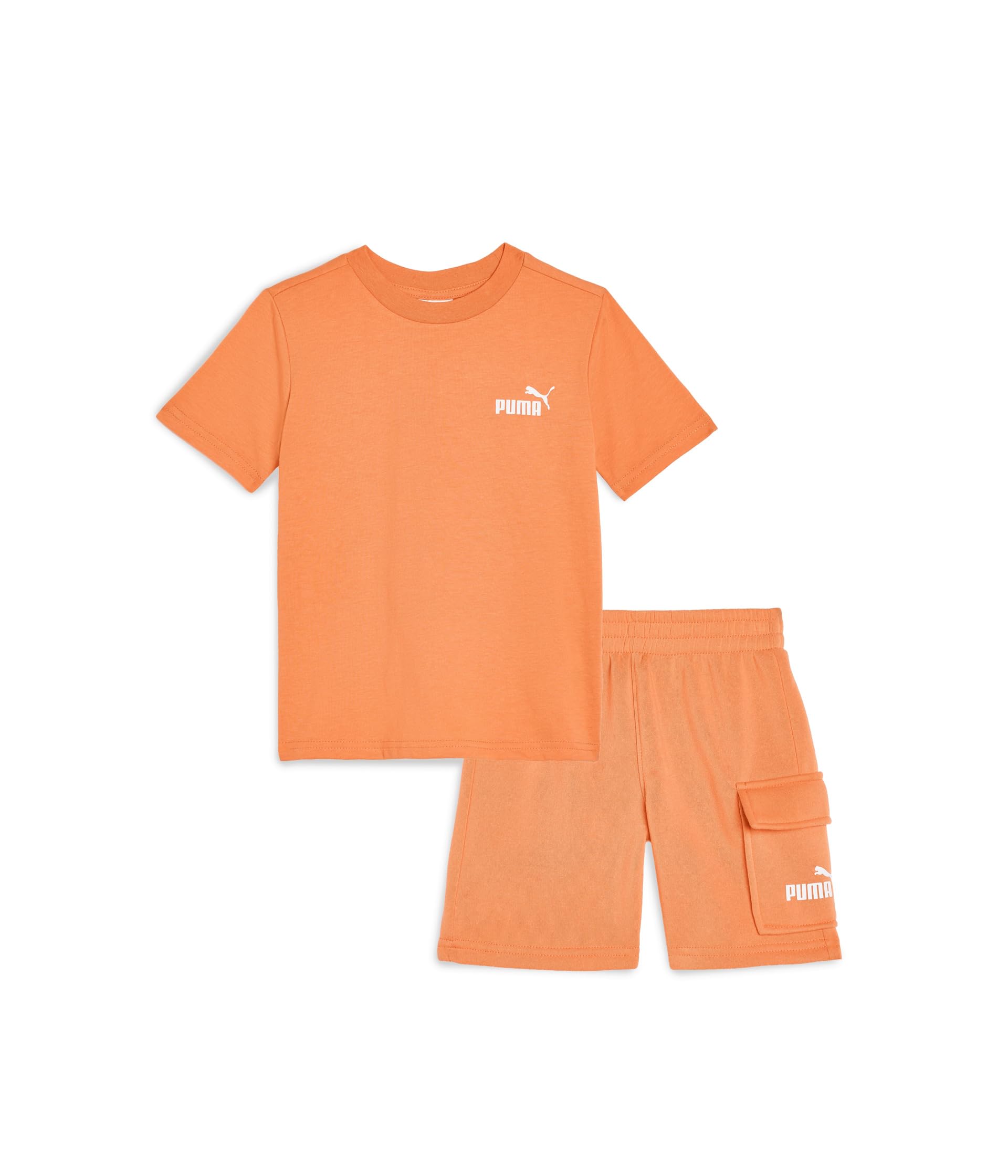Short Sleeve T-shirt & Cargo Fleece Short Set (toddler)