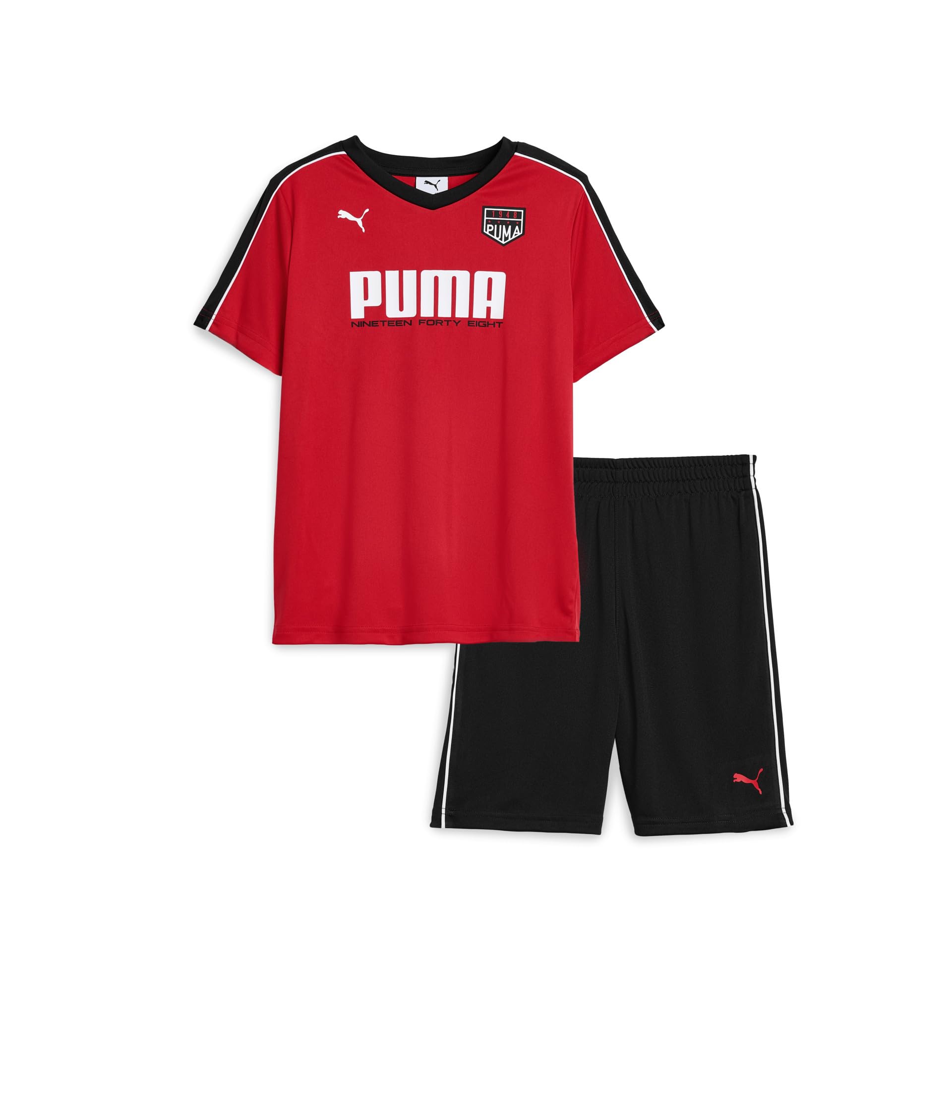 Graphic T-Shirt & Interlock Short Set (Little Kid/Big Kid)