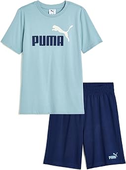 Graphic T-Shirt & Interlock Short Set (Little Kid/Big Kid)