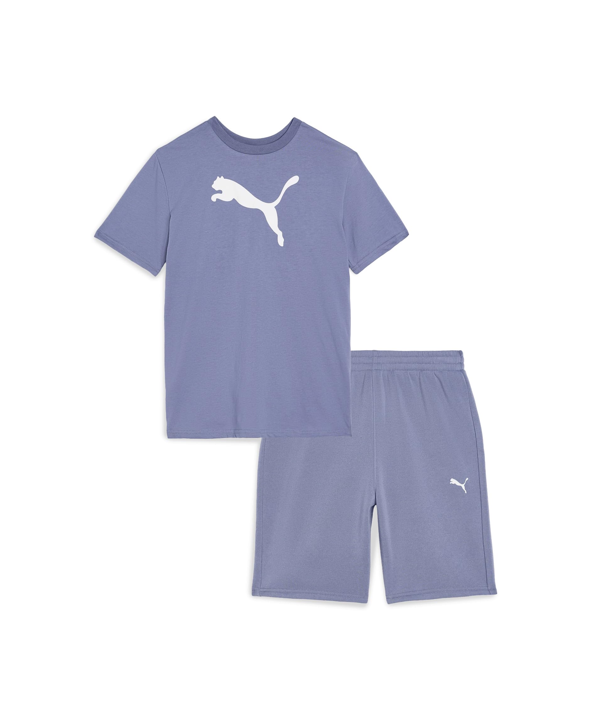 Big Cat T-Shirt & Fleece Short Set (Toddler/Little Kid/Big Kid))