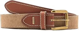 Кожаный ремень Roger 2 Tone Italian Suede with Wax Pull Up Genuine Leather