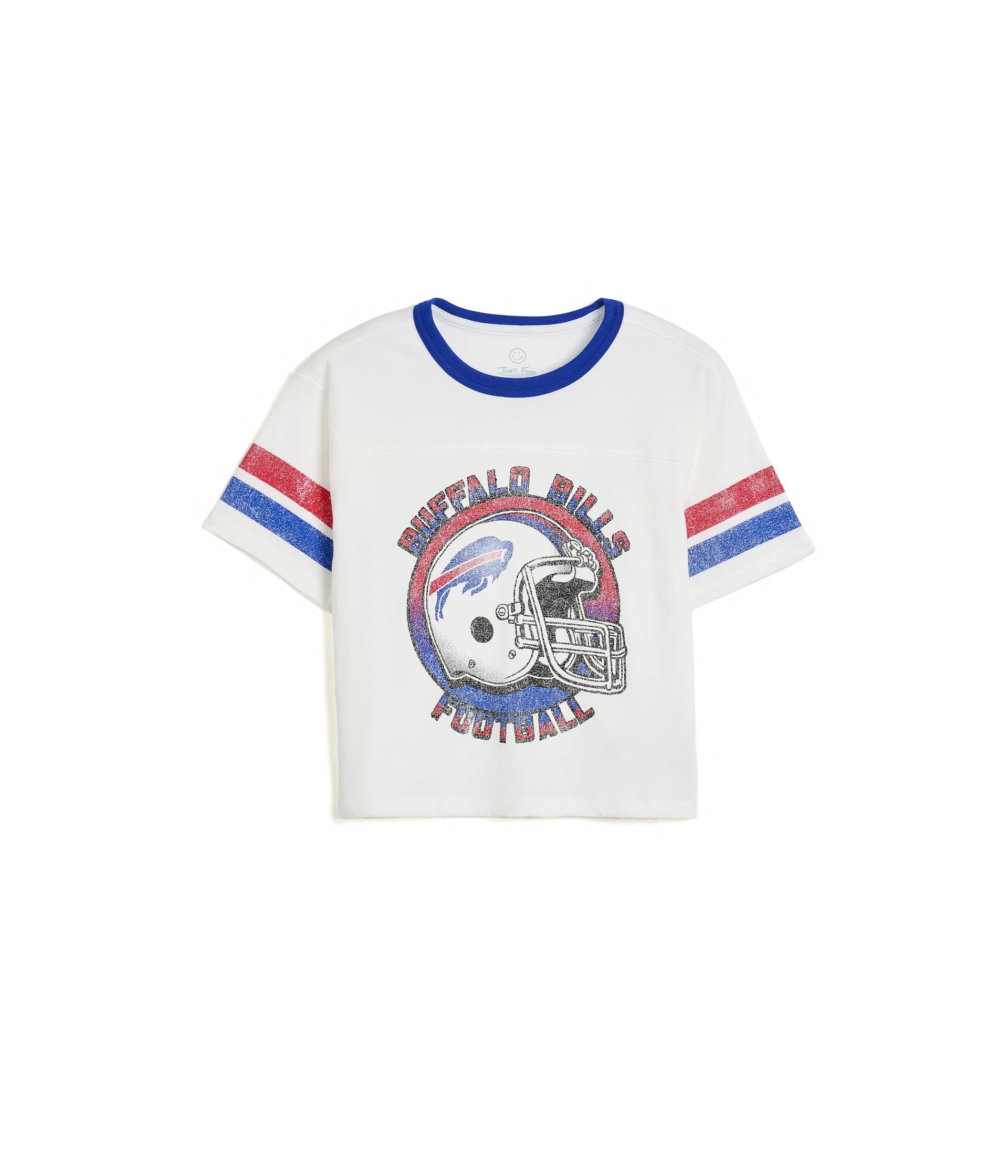 NFL Buffalo Bills Striped Yoke Ringer Tee (Little Kid/Big Kid)