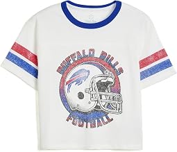Футболка NFL Buffalo Bills Striped Yoke Ringer с полосками (маленький ребенок/большой ребенок)