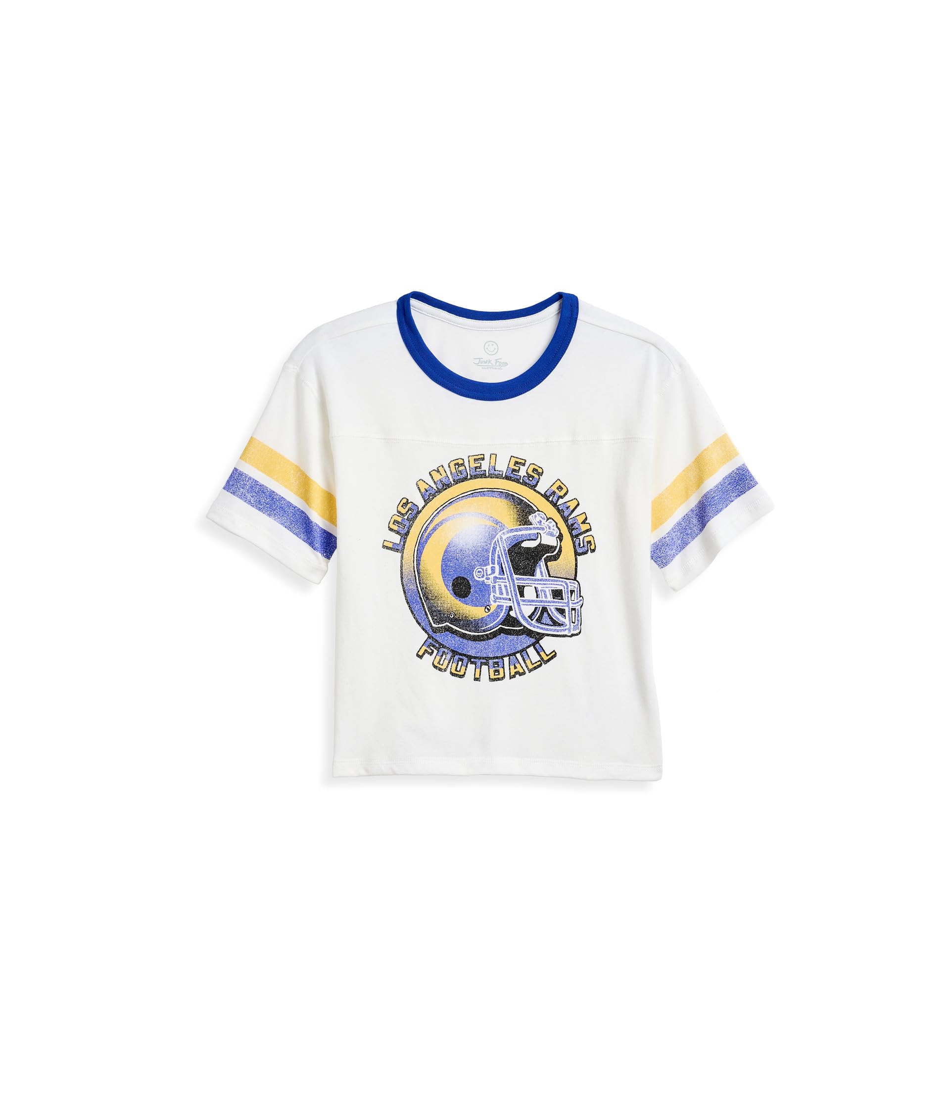 NFL Los Angeles Rams Striped Yoke Ringer Tee (Little Kid/Big Kid)