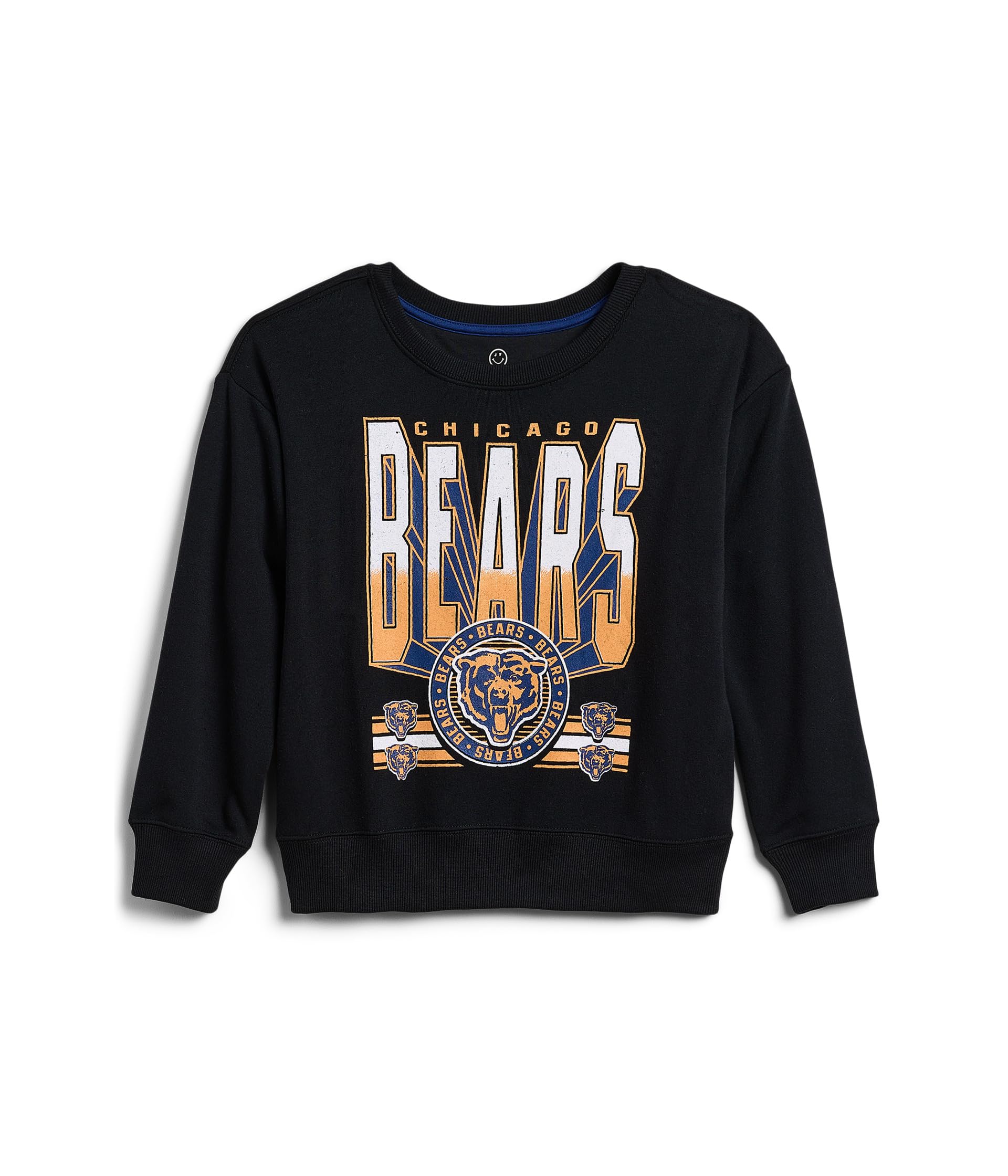 Флисовая футболка с круглым вырезом и спущенным плечом Chicago Bears NFL (для малышей/детей)
