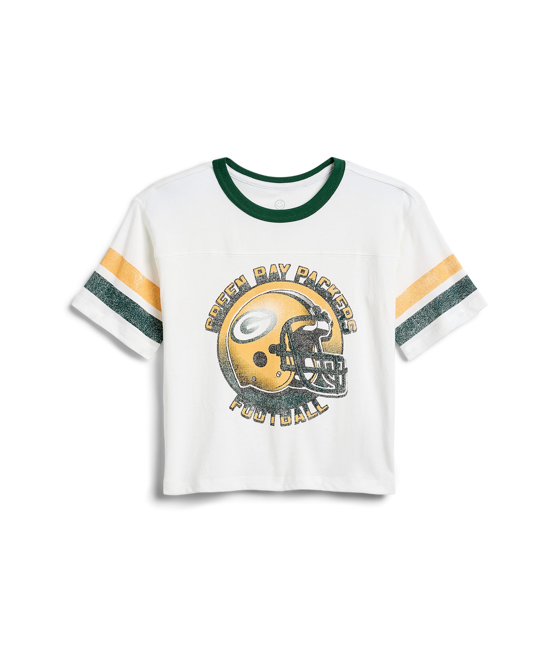 Футболка с полосатым кокеткой Green Bay Packers (для детей)