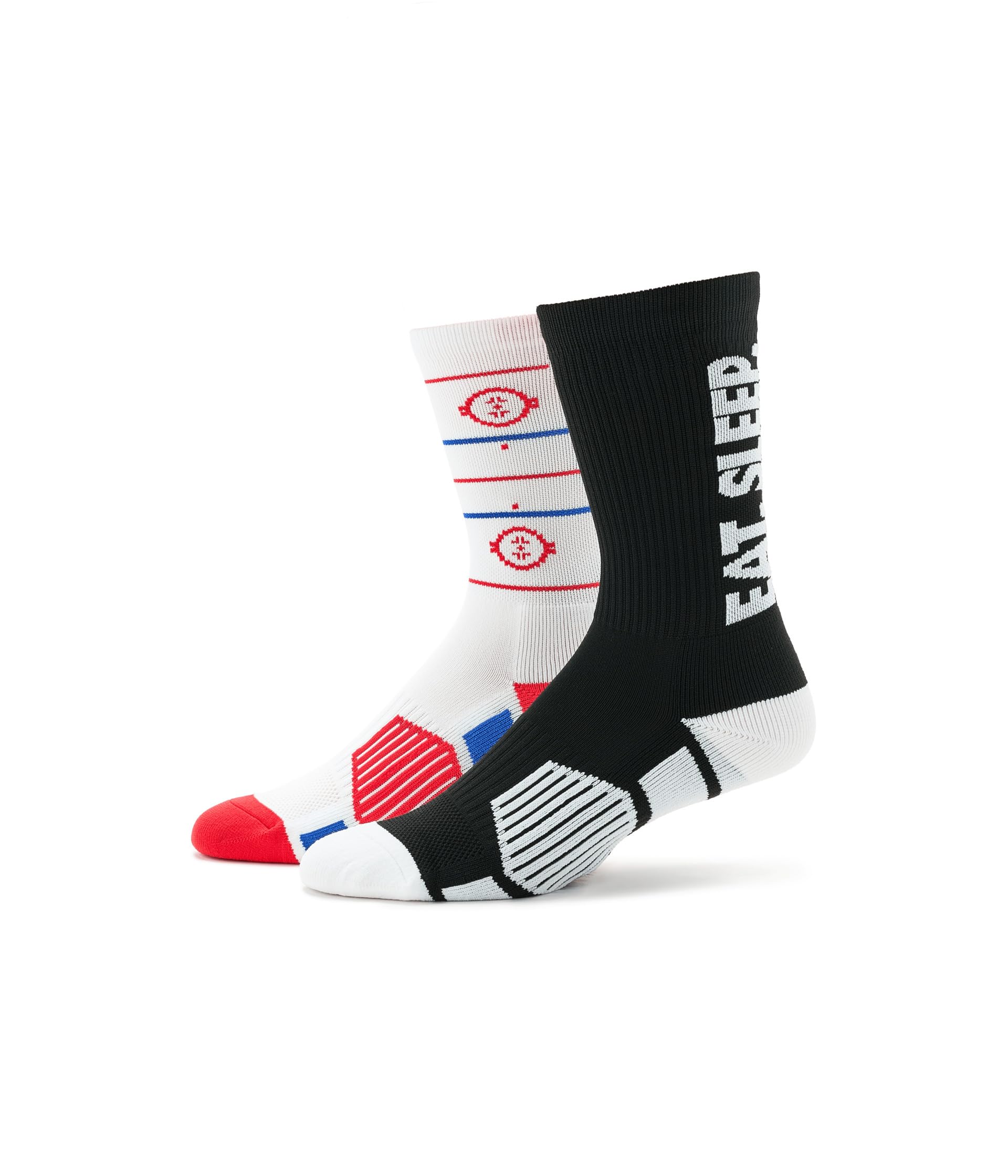 Набор носков для хоккея Hockey Woven Mid-Calf Sock Set - Rink & Eat Sleep Hockey (для маленьких детей/детей старшего возраста/взрослых)