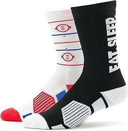 Набор носков для хоккея Hockey Woven Mid-Calf Sock Set - Rink & Eat Sleep Hockey (для маленьких детей/детей старшего возраста/взрослых)