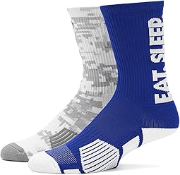 Набор носков Guys Lacrosse Woven Mid-Calf Sock Set - Lax All Day (Младший ребенок/Старший ребенок/Взрослый)