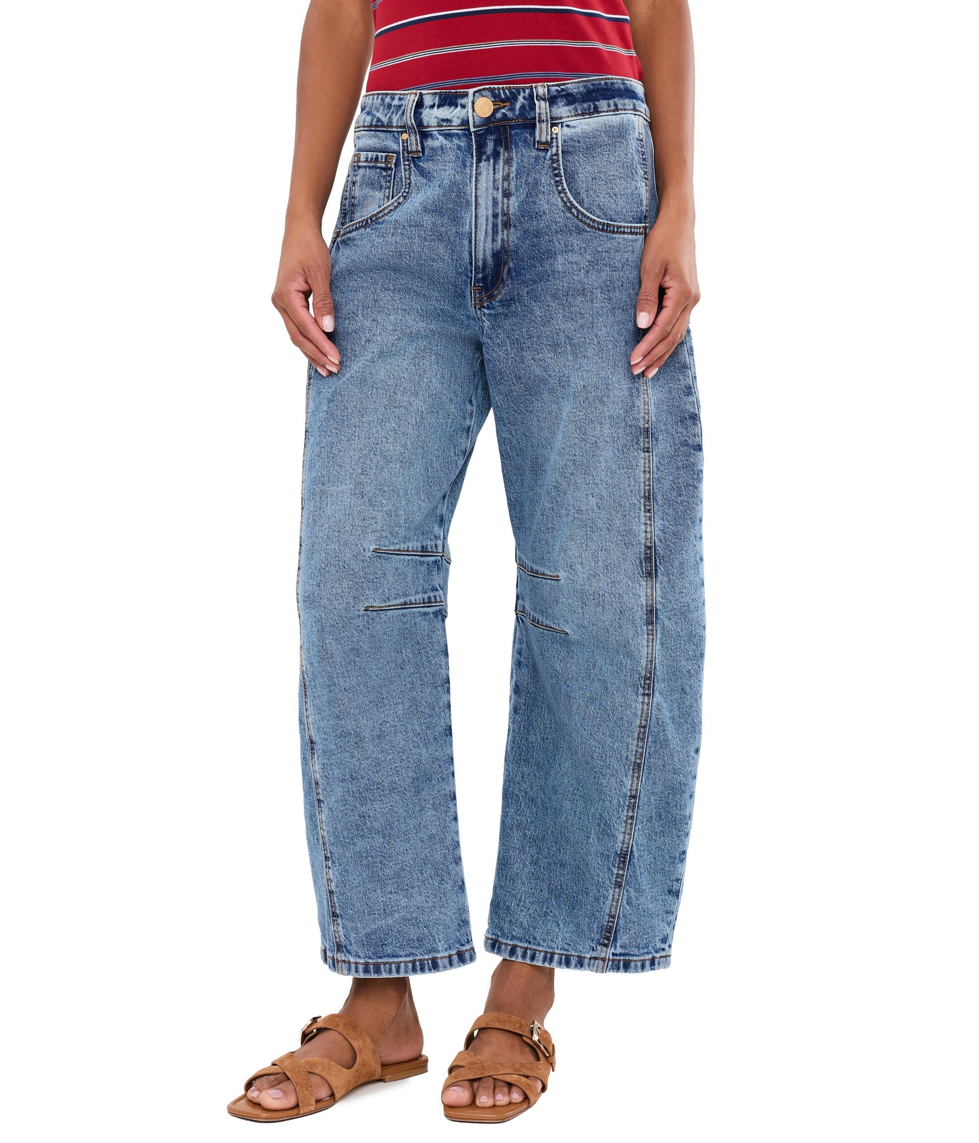 Ashlyn Horseshoe Wide Leg Open w/ Darts