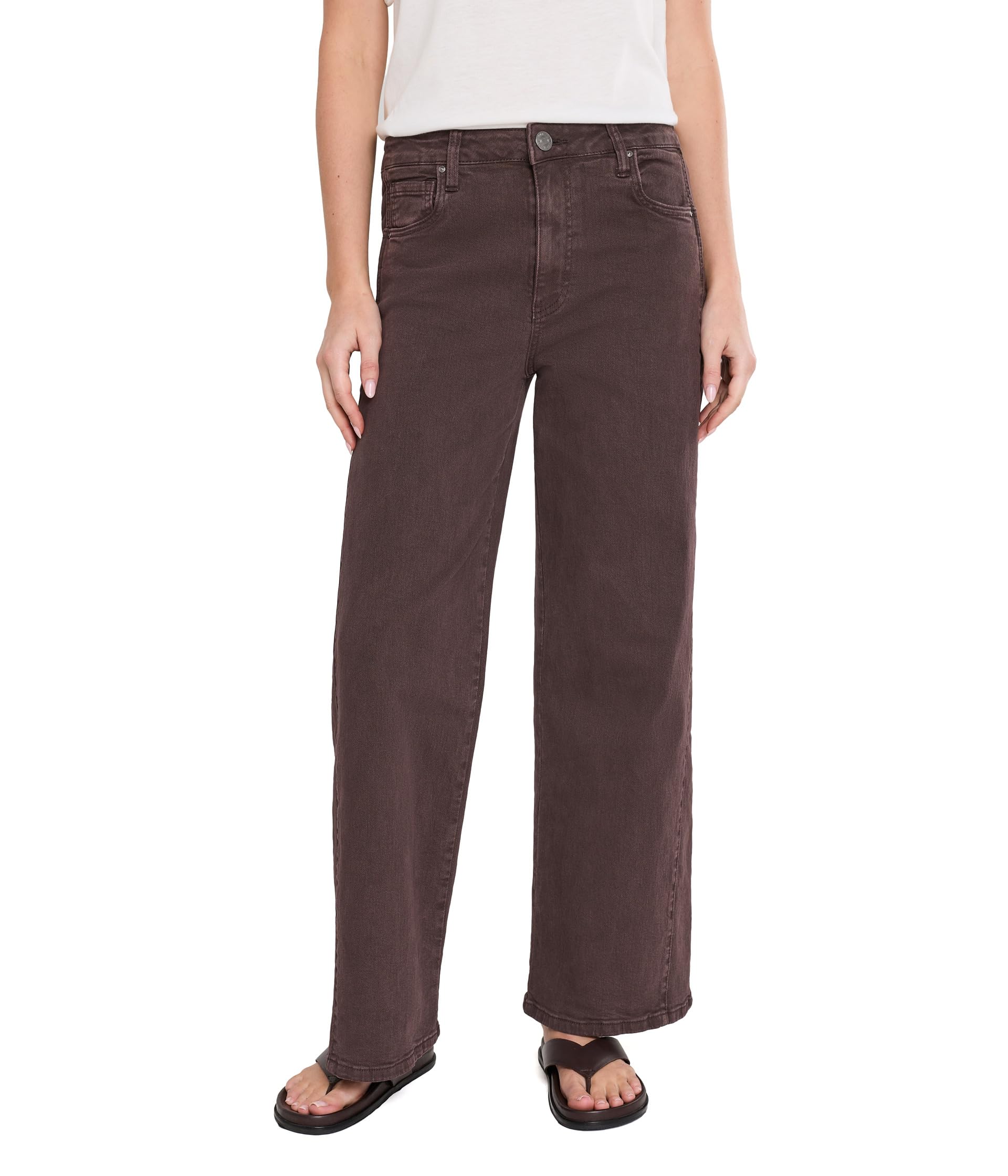 Meg High-Rise Wide Leg Side Panel