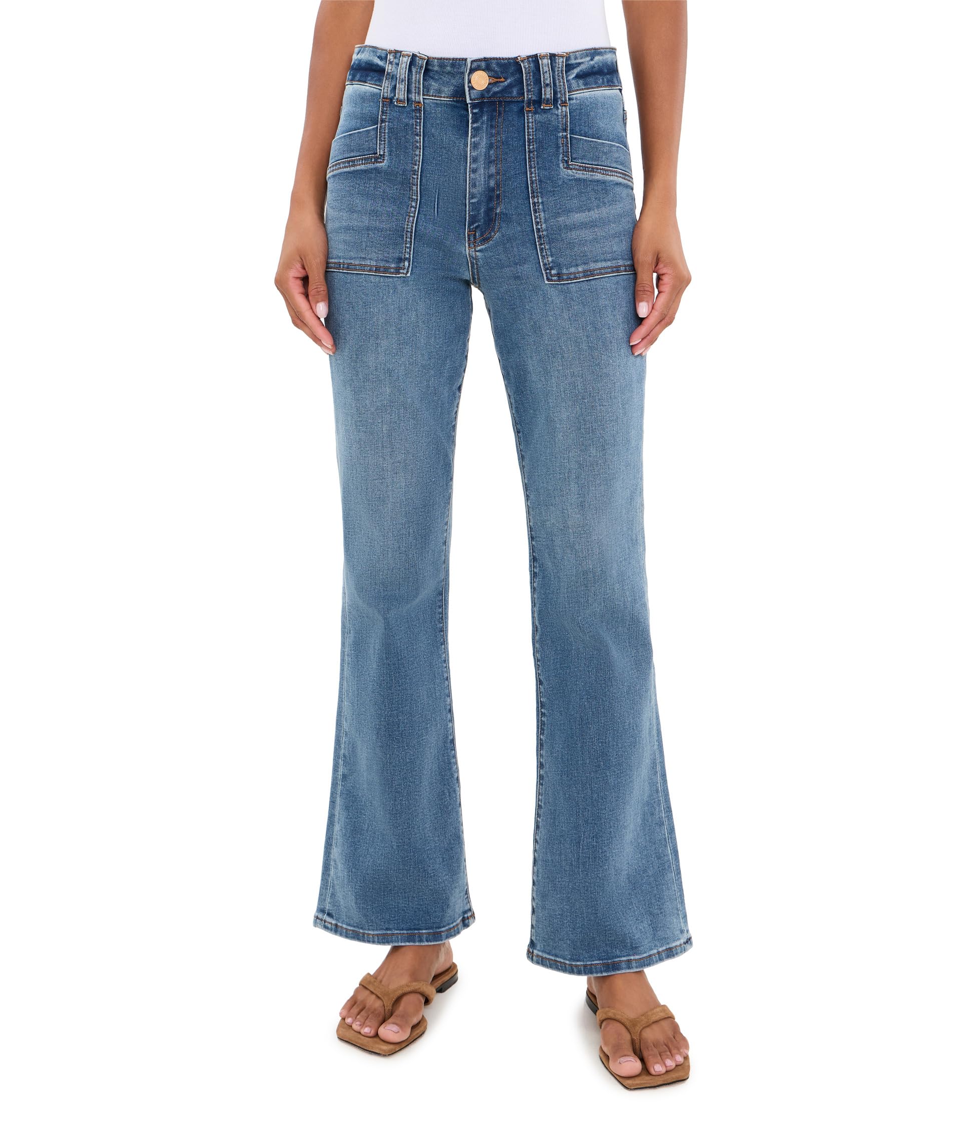 Stella High-Rise Flare Clean Hem