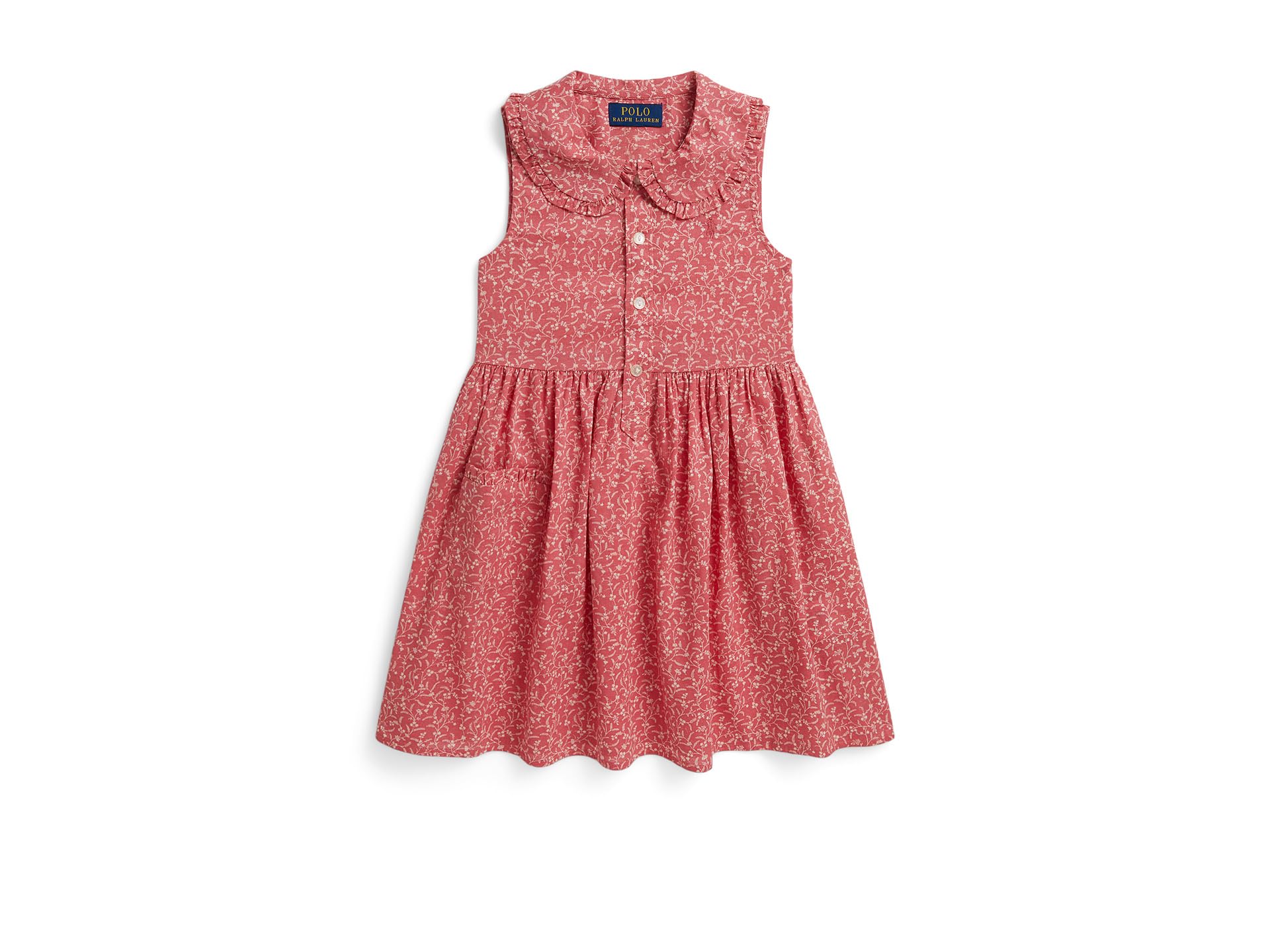 Floral Cotton Shirtdress (toddler/Little Kid)