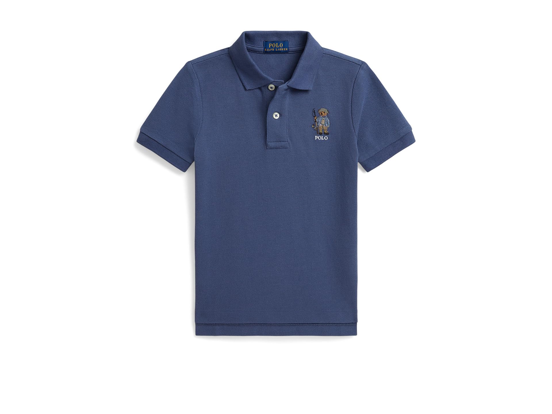 Поло из хлопка с сеткой Polo Bear (малыши/младшие дети)