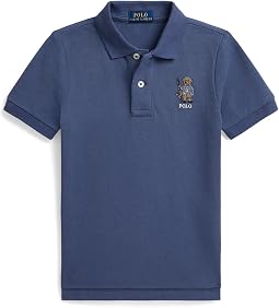Поло из хлопка с сеткой Polo Bear (малыши/младшие дети)
