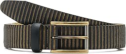 Кожаный ремень в полоску Ariston